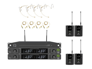 QWM 1970 4 Way Headworn/Lapel System with ADU