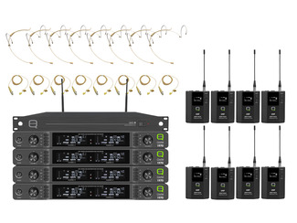QWM 1970 8 Way Headworn/Lapel System with ADU
