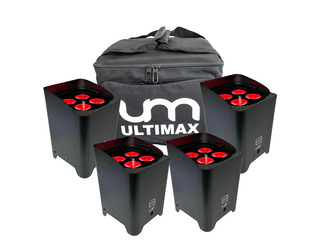 Q4IP+ Uplights with Carry Bag (Pack Of 4)